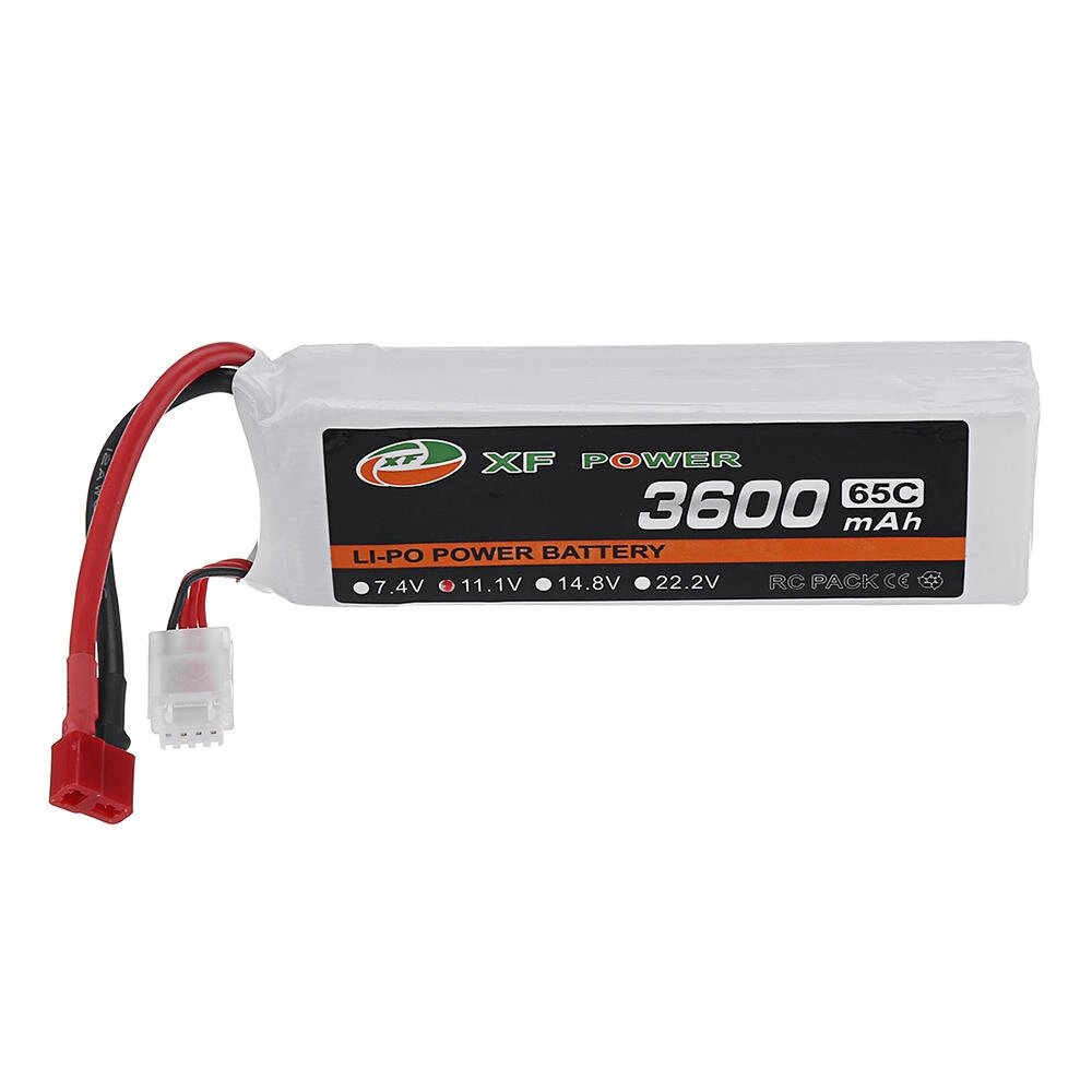 XF POWER 11.1 в 3600 мач 65C 3S lipo батарея T plug для RC авто - гарантия