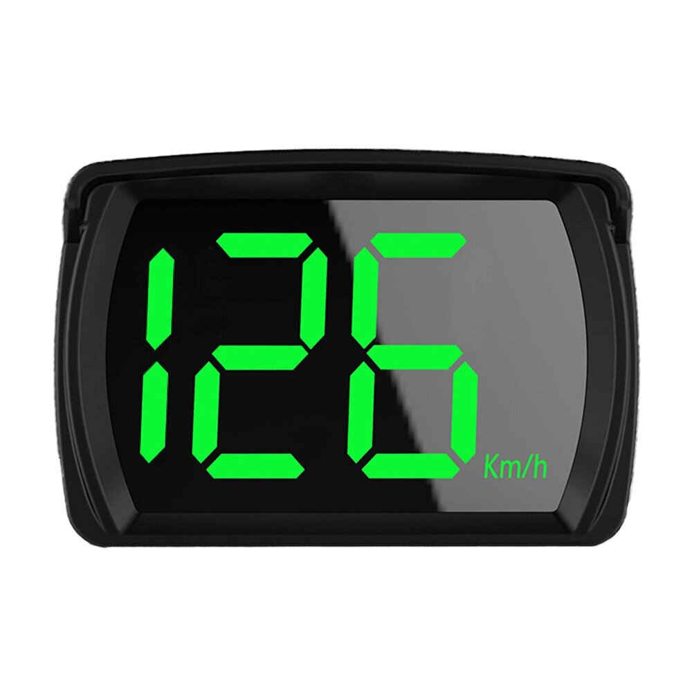 Автомобильный HUD GPS, цифровой спидометр, км/ч, мили в час, большие шрифты, зеленый свет, автомобильный HUD, головной у - наличие