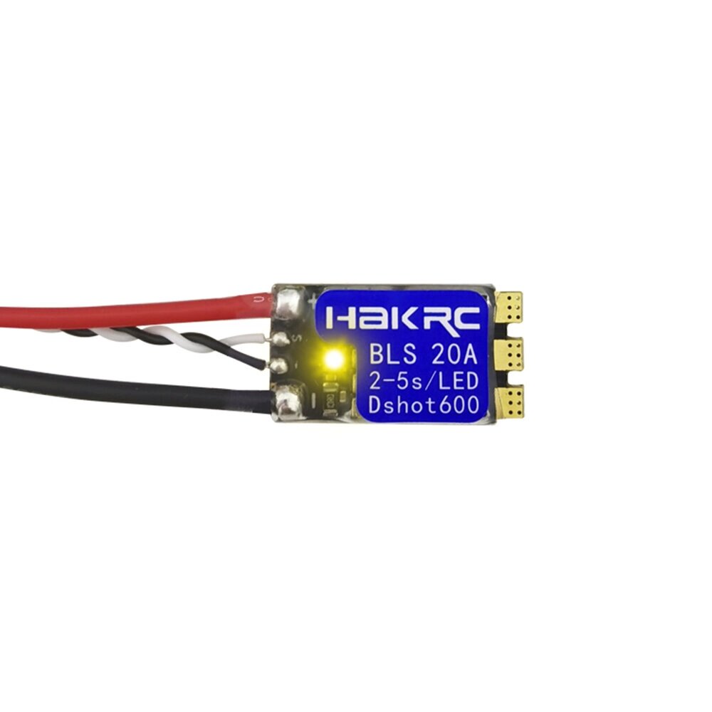 HAKRC blheli-S bit 20A 2-5S ESC встроенный LED поддержка dshot150 / 300 / 600PWM для FPV RC дрон - особенности