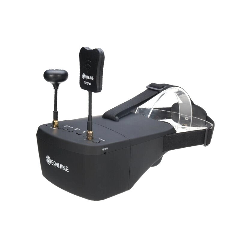 Eachine EV800D 5.8G 40СН Diversity FPV Goggles 5 Inch 800*480 Video Headset HD DVR Build in Батарея - распродажа