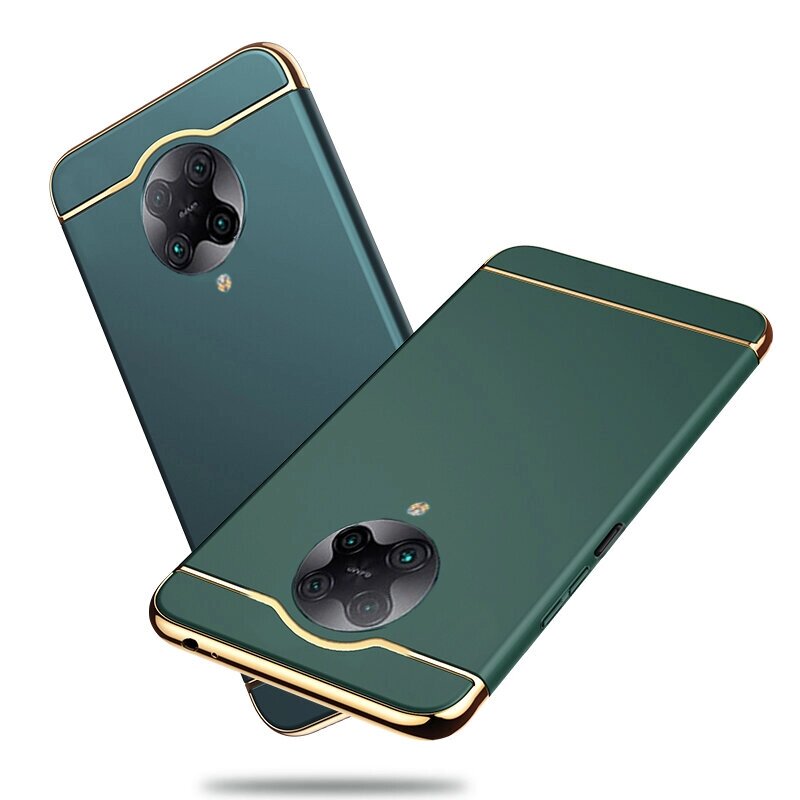 Bakeey Ultra-thin 3 in 1 Luxury Plating PC Hard Back Cover Protective Чехол для Xiaomi Poco F2 Pro / Redmi K30 Pro Неори - розница