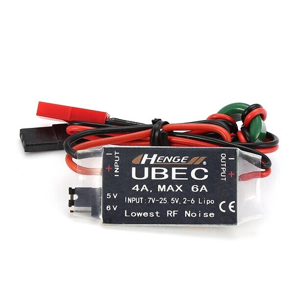 HENGE UBEC 6V 6A 2-6S Lipo NiMh Батарея Режим переключения BEC для самолета RC - скидка