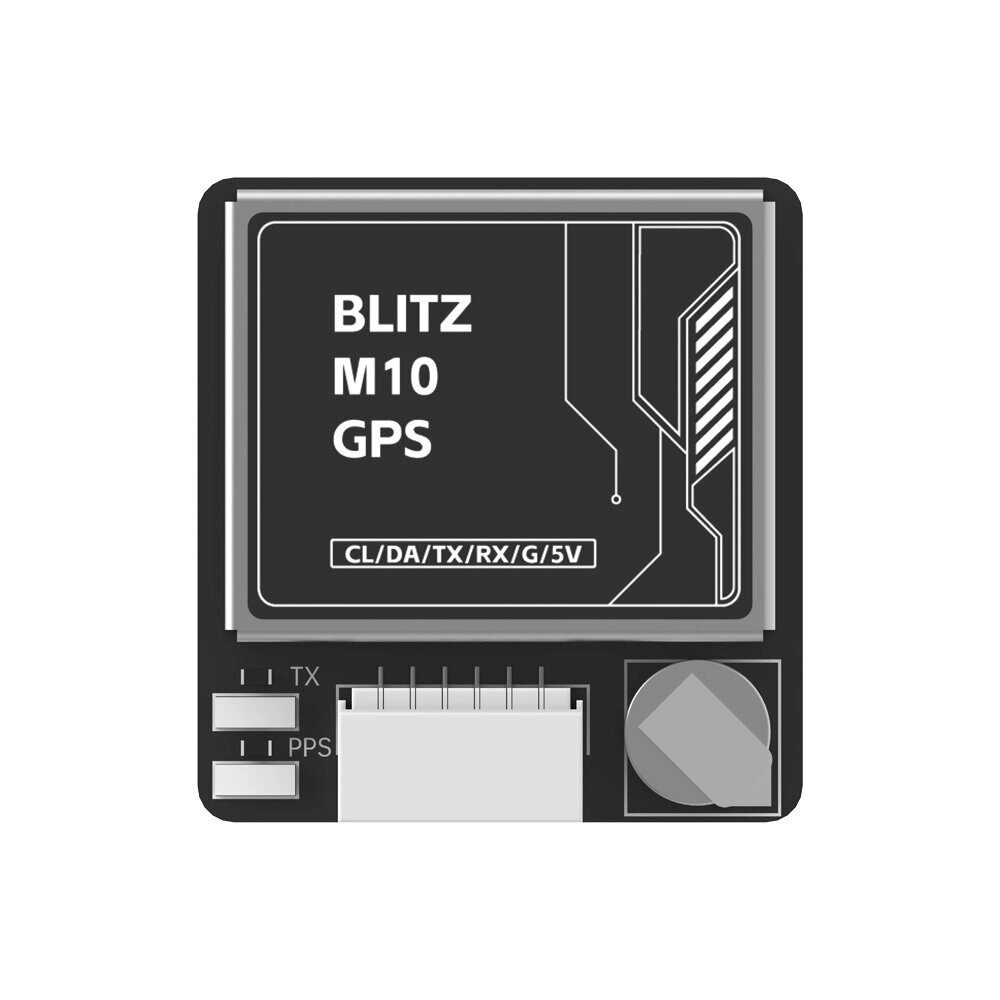 IFlight BLITZ M10 GPS Модуль компаса QMC5883L с кабелем для рамы радиоуправляемой модели DIY Nazgul Evoque F5 FPV Raicng - Андижан