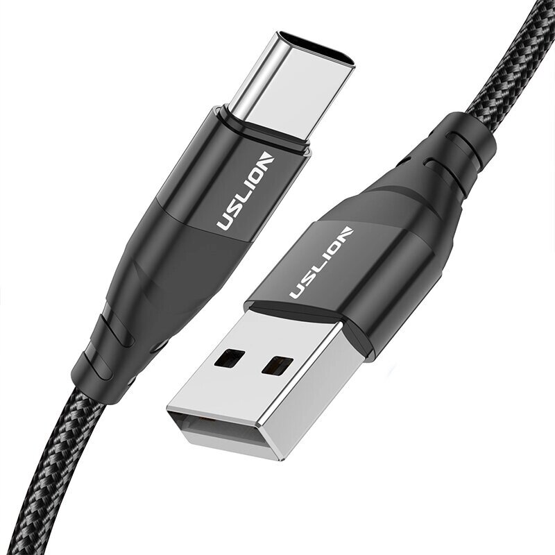 Кабель УСЛИОН 3A от USB-A до Тип-c QC3.0/2.0 FCP AFC для быстрой зарядки и передачи данных Медь Core Line 1M/2M Long для - выбрать