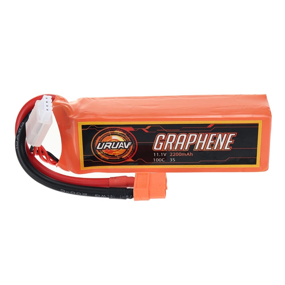 URUAV graphene 11.1V 2200mah 100C 3S lipo батарея XT60 штекер для RC дрон - Узбекистан