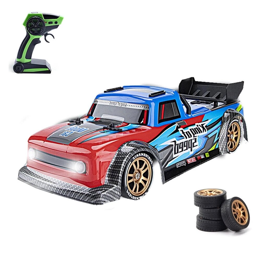 JJRC Q123 RTR 1/16 2.4G 4WD Spray Drift RC Авто Светодиодный Полный пропорциональный короткий курс Внедорожные модели гр - опт