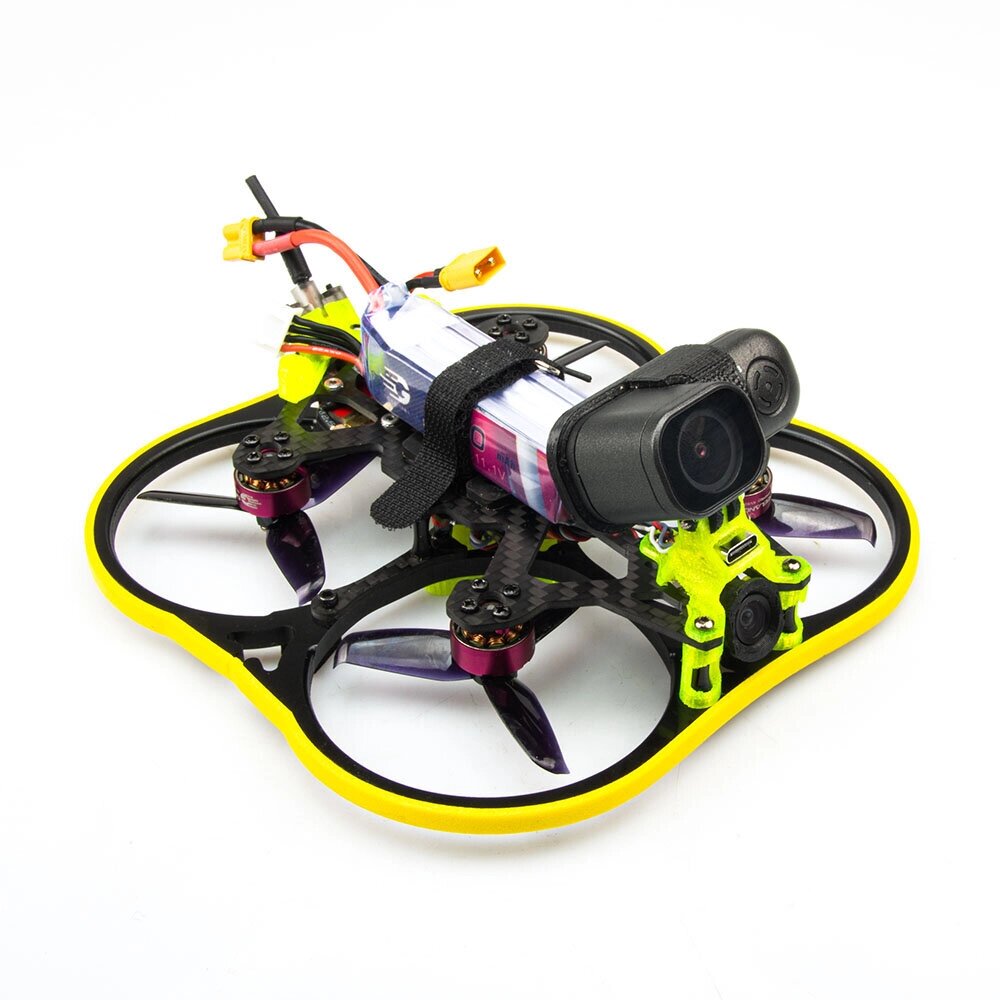 Geelang KUDA 100X 99 мм колесная база 3S 2.5 дюймов whoop FPV racing дрон PNP BNF с F4 AIO 20A ESC 5,8 г 600 вт VTX CADD - отзывы