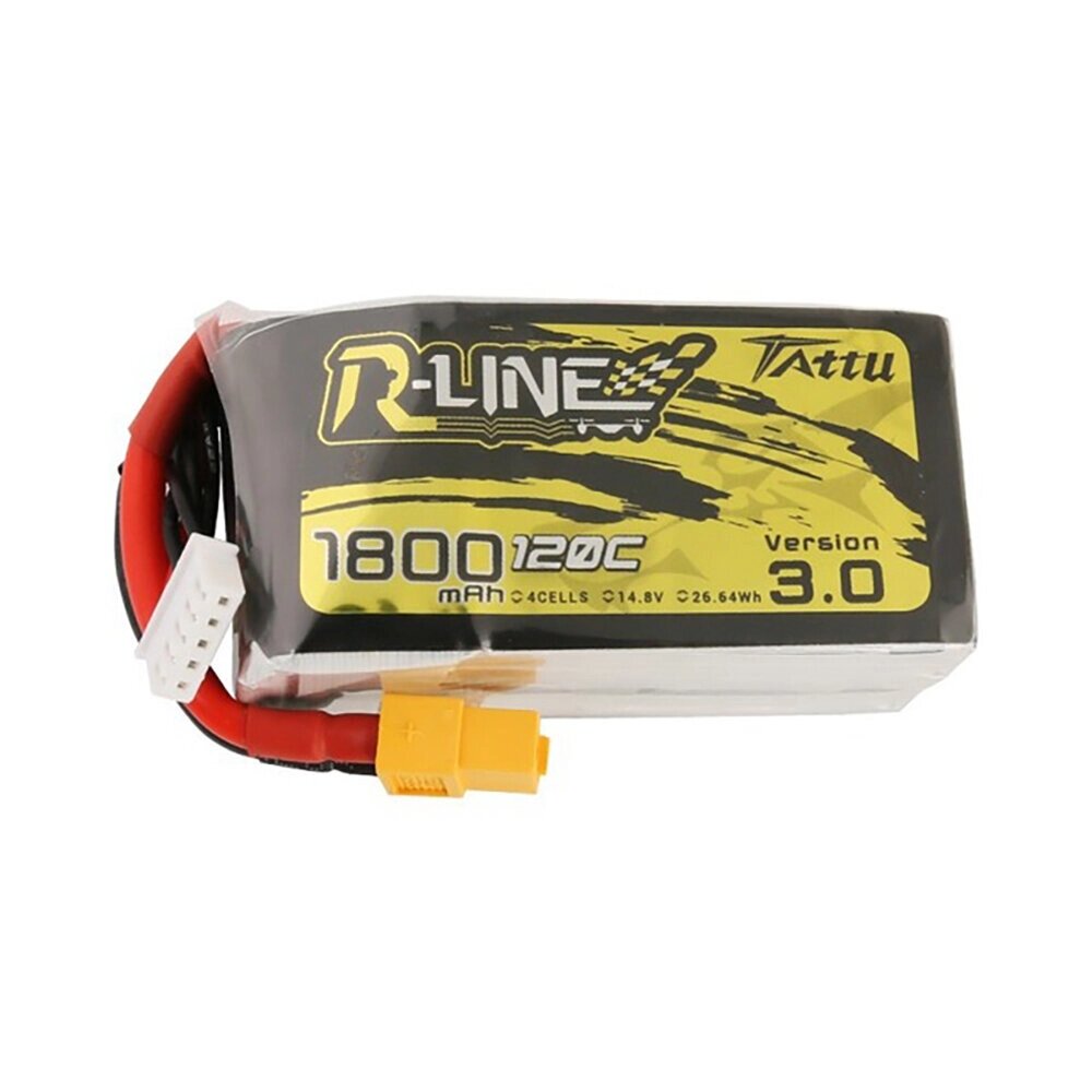 TATTU R-LINE V3.0 14,8 в 1800 мач 120C 6S lipo батарея XT60 штекер для вертолет самолет RC дрон FPV гонки - особенности