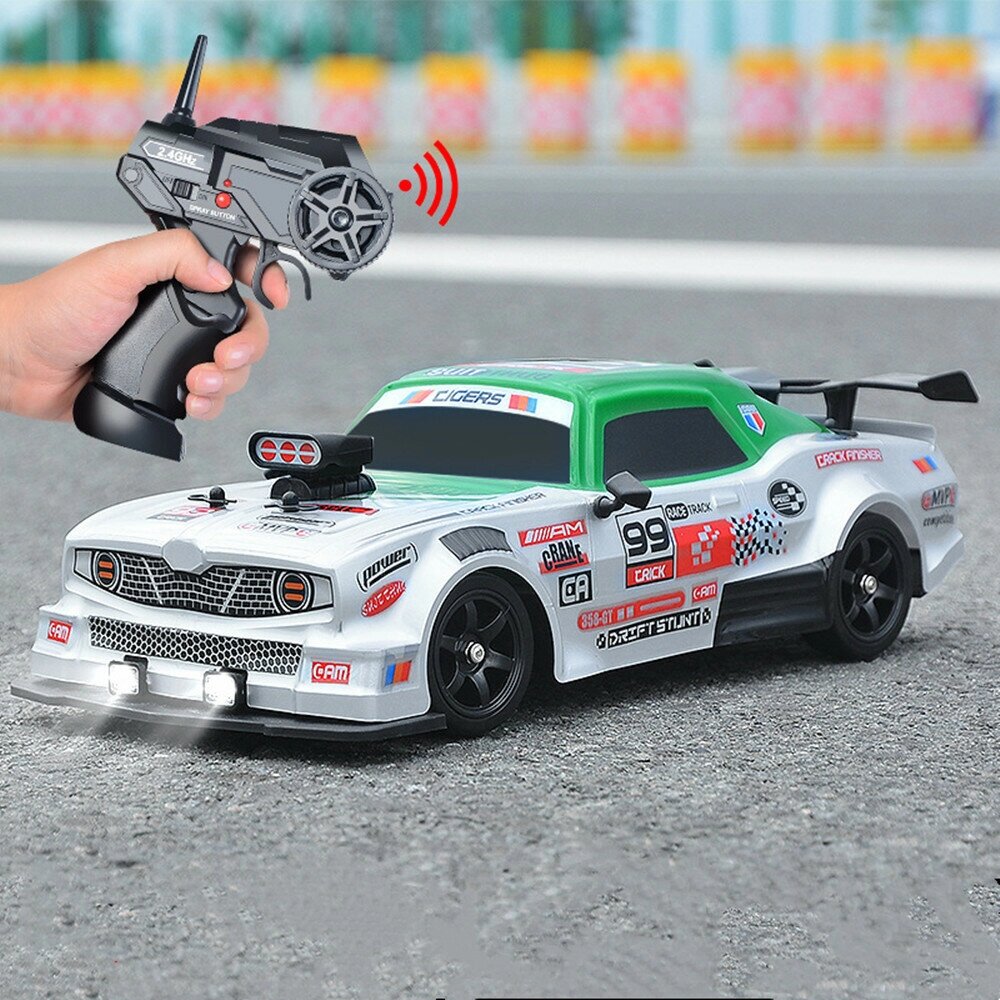 HB Toys SC16A RTR 1/16 2.4G 4WD Drift RC Авто Spray Светодиодный Дорожные транспортные средства Высокоскоростные модели - преимущества