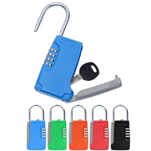 Портативное хранилище ключей Коробка из цинкового сплава Анти с 4-значным кодом пароля Механический Замок