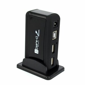 Портативный высокоскоростной 7-портовый концентратор Usb-кабель-адаптер USB-зарядное устройство с питанием от сети перем