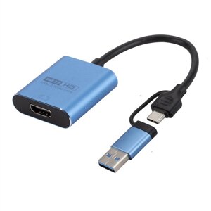 Преобразователь Type-C в HDMI Удлинитель USB-C в HDMI Основная линия преобразования для внешней видеокарты Мобильный тел
