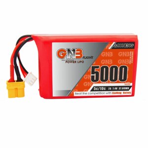 Разъем Gaoneng 7,4 В 5000 мАч 5C 2S LiPo Батарея XT60 для передатчика Radiomaster TX16S