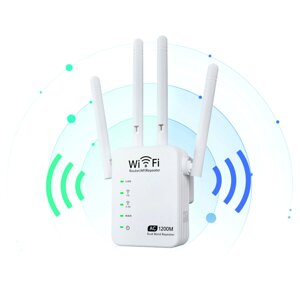 Ретранслятор 1200 Мбит/с Wifi Усилитель 5G/2,4 ГГц удлинитель гигабитного маршрутизатора Booster ретранслятор расширител