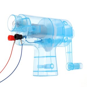 Ручной ручной электрический генератор постоянного тока Модель миниатюрного легкого пламени Набор Научный экспериментальн