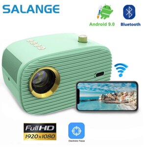 Salange Mini Проектор Портативный P28 1280*720 пикселей Смартфон Casting Projetores для видеоигр Android Домашний киноте