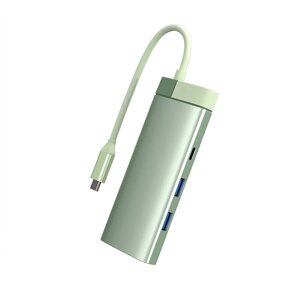 Seewei 7 в 1 Тип-C Док-станция Адаптер-разветвитель концентратора USB-C с USB2.0 USB3.0 USB-C2.0 PD100W USB-C 4K * 2K @