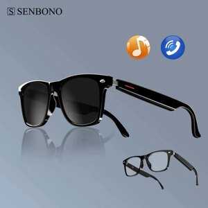 SENBONO E13 Водонепроницаемы Smart Очки Беспроводная связь Bluetooth Стекло с костной проводимостью камера HD Музыкальна