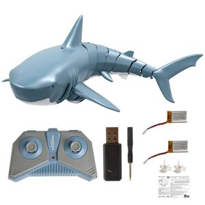 T11B с двумя Батарея 2,4 г 4CH электрический RC Лодка моделирование акулы животное модель RTR детские игрушки