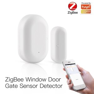 Tuya ZigBe Smart Window Door Gate Датчик Детектор Умный дом Охранная сигнализация Smart Life Приложение Tuya Дистанционн