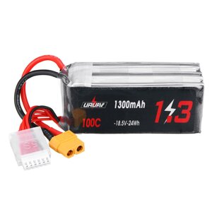 URUAV 18.5V 1300mah 100C 5S lipo батарея XT60 разъем для RC дрон