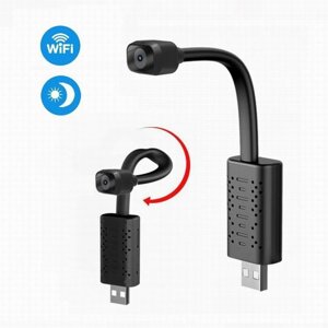 Wi-Fi Mini USB камера HD Циклическая запись Безопасность Защита IP-видеонаблюдение камера Секретный видеорегистратор Ауд