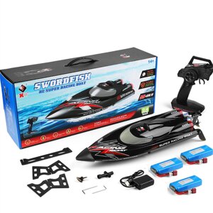 Wltoys WL916 несколько Батарея RTR 2.4G Бесколлекторный RC Лодка быстрые 60 км/ч высокоскоростные автомобили Светодиодны