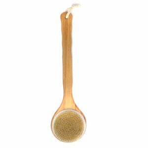 Wooden Handle Bristle Bath Shower Back Exfoliate Massage Brush