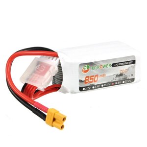 XF Мощность 14.8V 850mAh 4S 70C Lipo Батарея XT30 Штекер штепсельной вилки