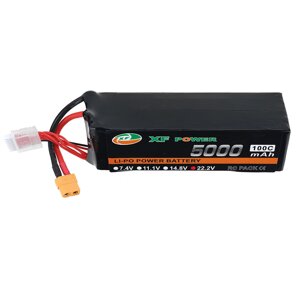 XF POWER 22,2 В 5000 мАч 100C 6S LiPo Батарея Штекер XT60 с разъемом T Deans для RC Дрон