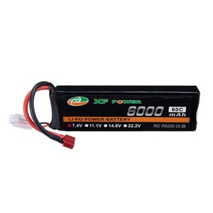 XF POWER 7.4V 6000mah 60C 2S lipo батарея T deans plug для RC дрон