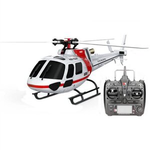 XK K123 6-канальный Бесколлекторный AS350 Шкала RC Вертолет BNF/RTF, режим 2