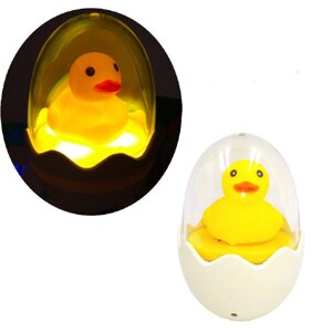 Яичная скорлупа Little Yellow Duck LED Маленький ночник с регулируемой подсветкой US Вилка