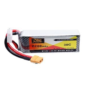 ZOP Power 11.1V 2200mAh 30C 3S Lipo Батарея Разъем XT60