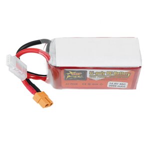 ZOP POWER 14.8V 3000mah 40C 4S lipo батарея разъем XT60 для RC дрон