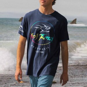 Мужская футболка Hot Tuna Rip Curl Surf Print Beach Vacation Повседневные Топы с круглым вырезом и короткими рукавами