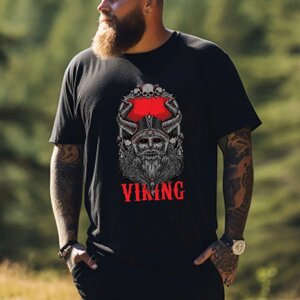 Мужская футболка Viking Corpse Bone Zombie