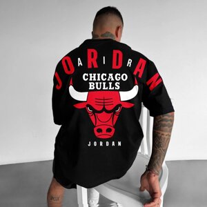 Негабаритная баскетбольная футболка с принтом в уличном стиле Футболка Bulls