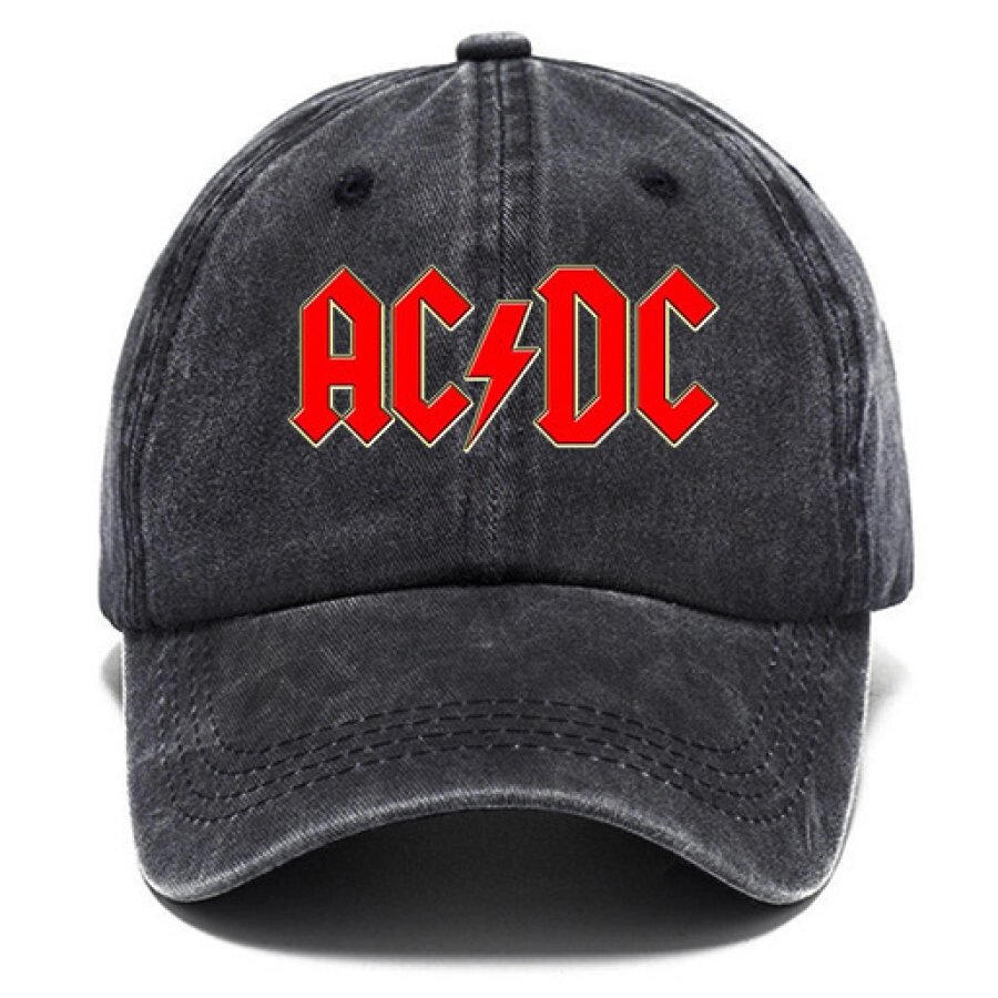 Винтажная хлопковая шляпа от солнца ACDC Rock Band уличная повседневная кепка - опт