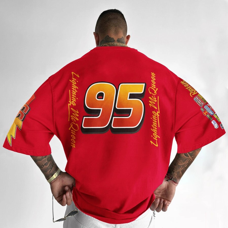 Футболка оверсайз sudadera DEL RAYO mcqueen - заказать