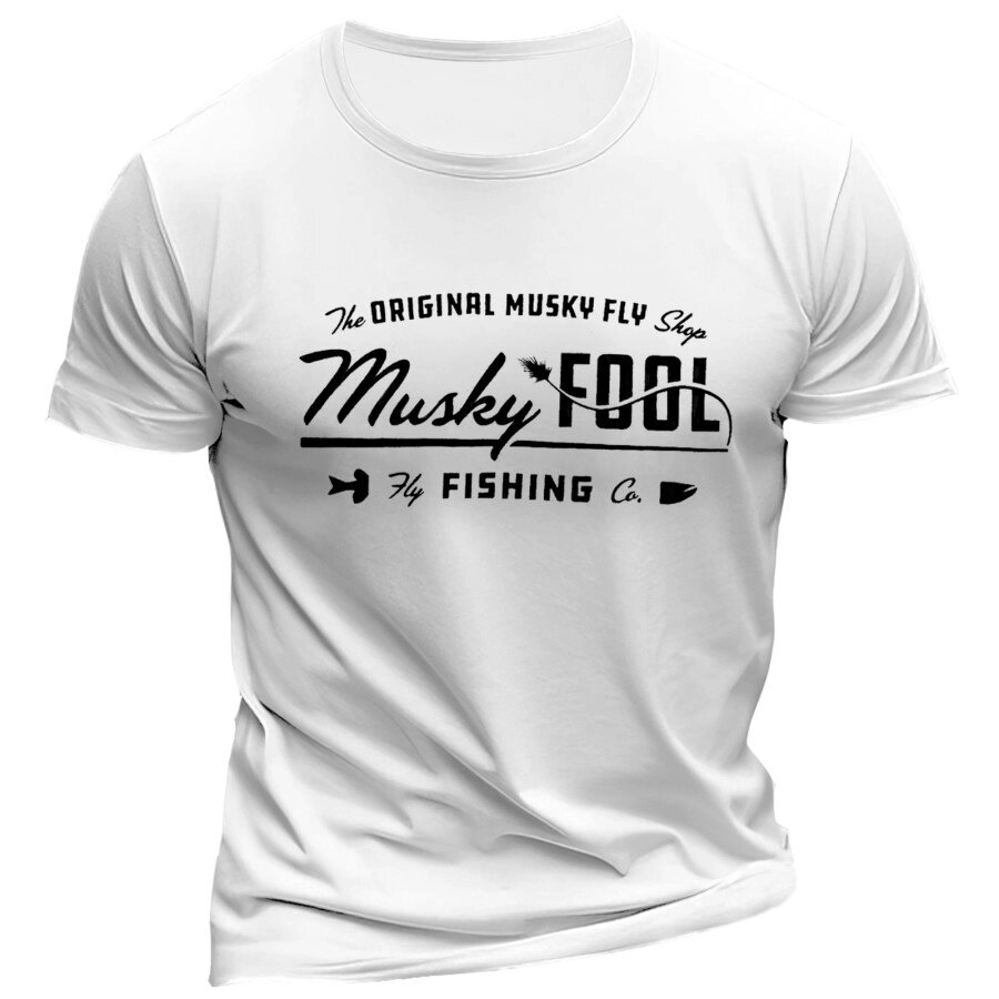 Мужская футболка с коротким рукавом Musky Fool Vintage Trout - обзор