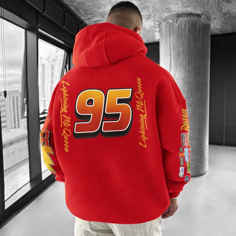 Толстовка оверсайз sudadera DEL RAYO mcqueen - Узбекистан