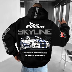 Толстовка унисекс Fast And Furious TSkyline Sports Car