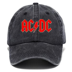 Винтажная хлопковая шляпа от солнца ACDC Rock Band уличная повседневная кепка