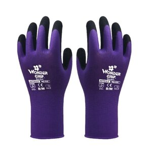 1-пара пропитанных нитрилом рабочих перчаток Защитные перчатки для садоводства Склад для обслуживания мужчин и женщин (синий S)