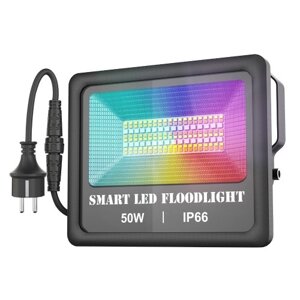 100-240V 50W Светодиодные прожекторы с беспроводным подключением IP66 Водонепроницаемые прожекторы