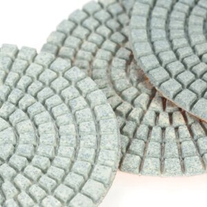 10Шт 3-дюймовые гибкие мокрые полировальные подушечки шлифовальный диск + 1шт подкладка для гранита мраморный камень керамическая плитка бетон
