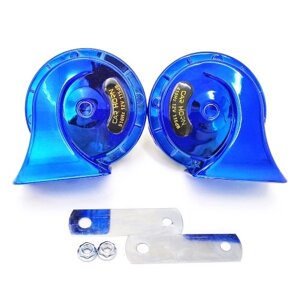 12V 2Pcs Loud Air Electric Snail Horn Dual Tone Snail Horn для мотоциклов Автомобили Small Yact