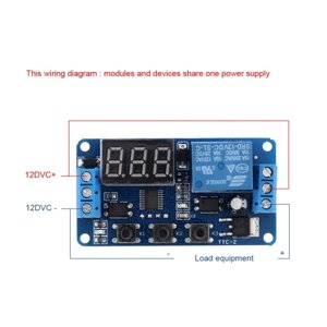 12V LED Таймер Автоматизации Управления Задержки Реле-Модуль с Корпусом