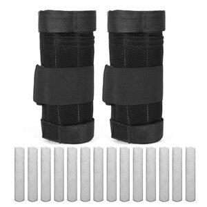 2 упаковки регулируемых упражнений с отягощением для лодыжек Упражнения с отягощением для ног Нагрузочные бинты для силовых тренировок 1 кг / 2 кг / 3 кг
